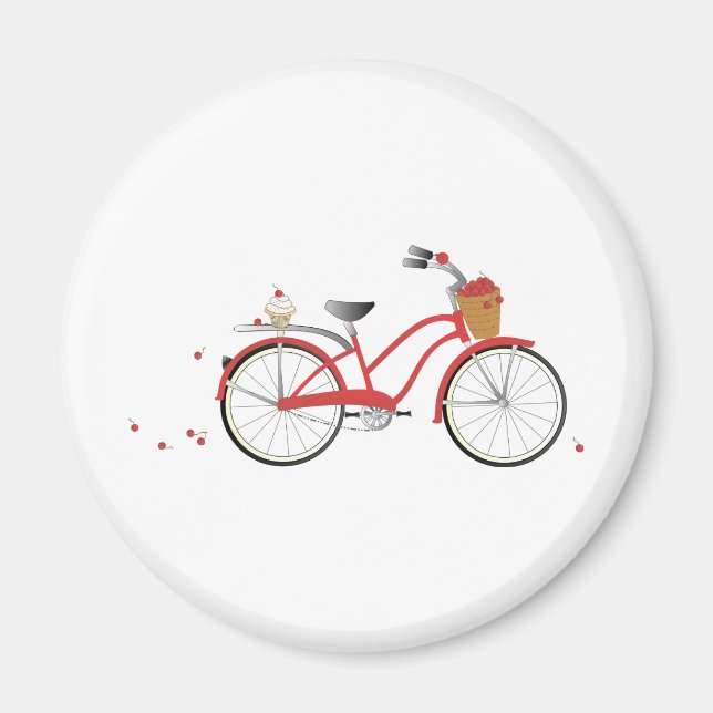 Chery Cherry Bicycle Magnet (Vorne)