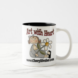 cheryl seslar Entwürfe Zweifarbige Tasse