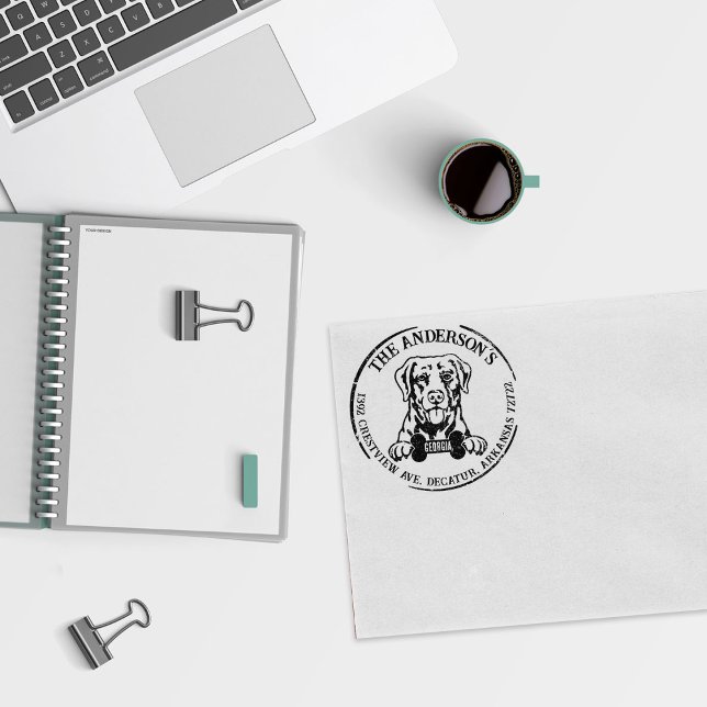 Chesapeak Bay Retriever Rücksendeadresse Gummistempel (Von Creator hochgeladen)