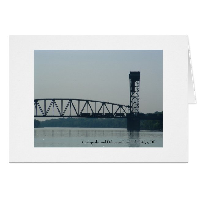 Chesapeake and Delaware Canal Lift Bridge, DE. (Vorderseite (Horizontal))