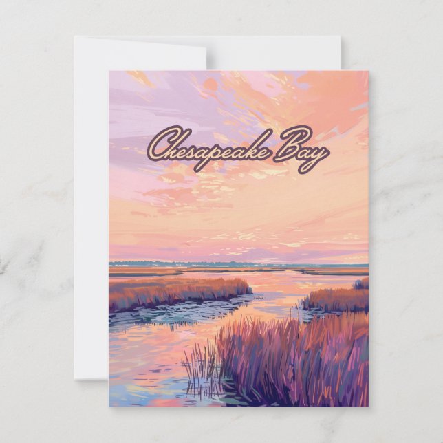 Chesapeake Bay Annapolis Maryland Virginia Card (Vorderseite)