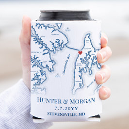 Chesapeake Bay Beach Club Blue Gastgeschenk Hochze Dosenkühler
