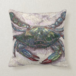 Chesapeake Bay Blue Crab Throw Kissen