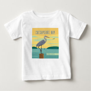 Chesapeake Bay größte Küste Nordamerikas Baby T-shirt
