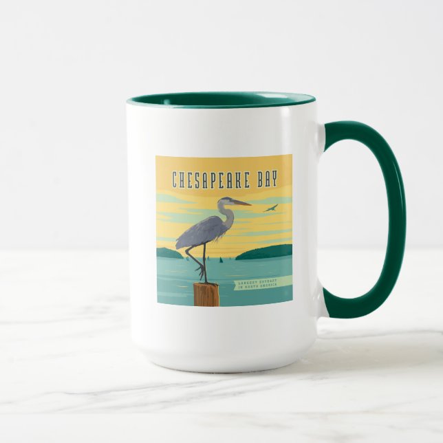 Chesapeake Bay größte Küste Nordamerikas Tasse (Rechts)