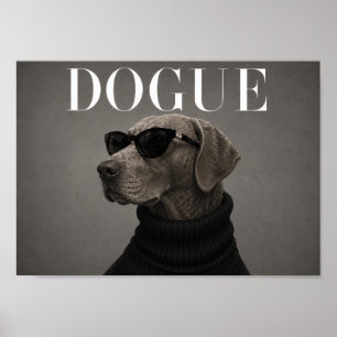 Chesapeake Bay Retriever Chic Fashion Hund Kunst P Poster