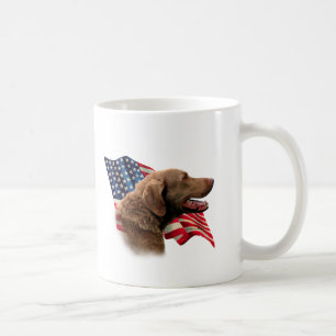 Chesapeake Bay-Retriever-Flagge Kaffeetasse