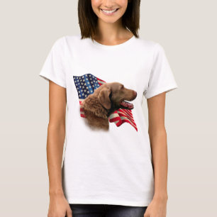 Chesapeake Bay-Retriever-Flagge T-Shirt