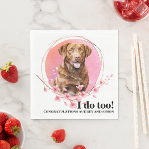 Chesapeake Bay Retriever Ich auch Hund Foto Serviette