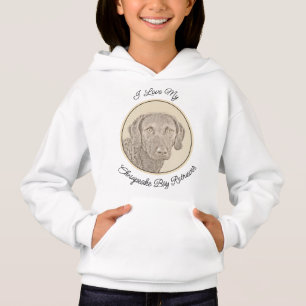 Chesapeake Bay Retriever Malerei Original Dog Art Hoodie