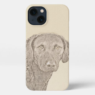 Chesapeake Bay Retriever Malerei Original Dog Art iPhone Hülle