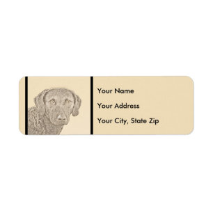 Chesapeake Bay Retriever Malerei Original Hund Kun