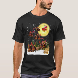 Chesapeake Bay Retriever Schlitten Weihnachtsdekor T-Shirt