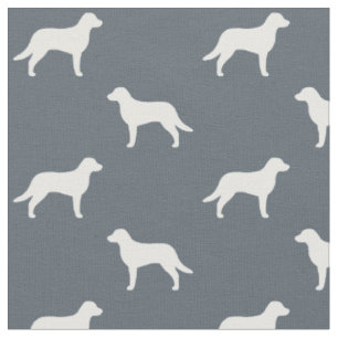 Chesapeake Bay Retriever Silhouetten Chessies Stoff
