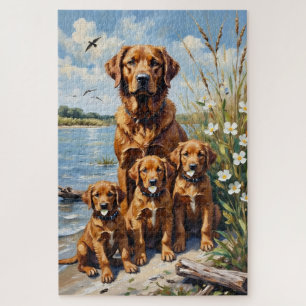 Chesapeake Bay Retriever Sumpf Kunst