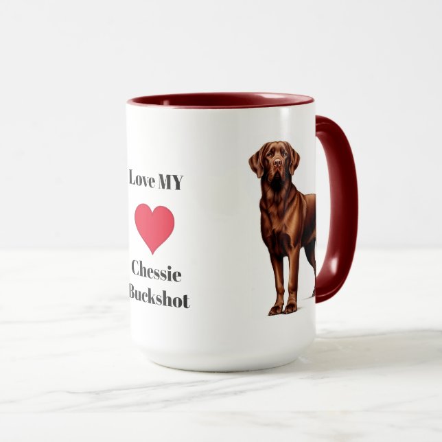 Chesapeake Bay Retriever Tasse (VorderseiteRechts)