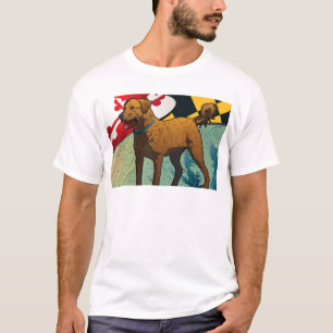 Chesapeake Bay-Retriever von Maryland, "Chessie " T-Shirt