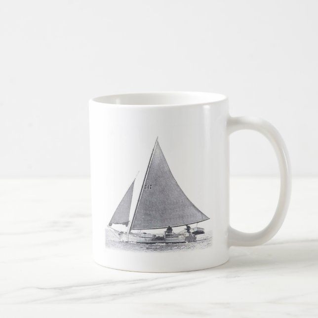 Chesapeake Bay-springende Fische Kaffeetasse (Rechts)
