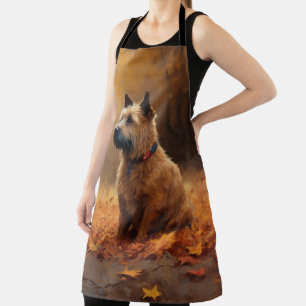 Chesapeake Bay Terrier im Herbst Verlassen Schürze