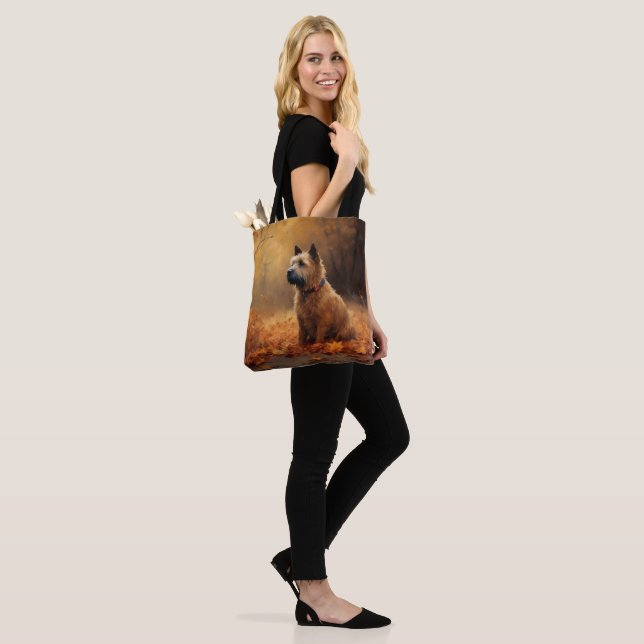 Chesapeake Bay Terrier im Herbst Verlassen Tasche (Am Model)