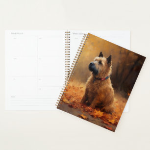 Chesapeake Bay Terrier im Herbstlaub Planer