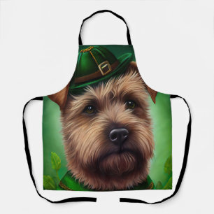 Chesapeake Bay Terrier in St Patrick's Day Dress Schürze
