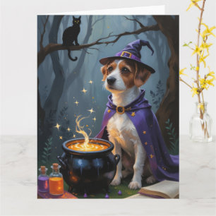 Chesapeake Bay Terrier Launiges Halloween Karte