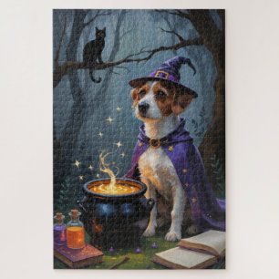 Chesapeake Bay Terrier Whimsical Halloween
