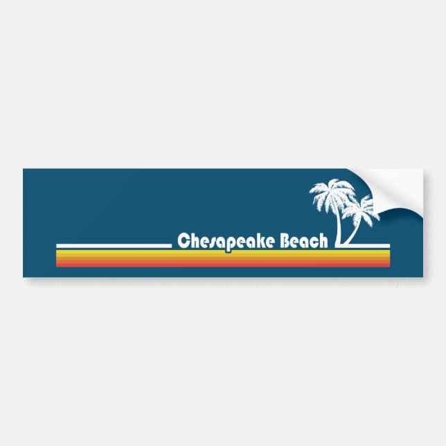 Chesapeake Beach Maryland Autoaufkleber (Vorne)