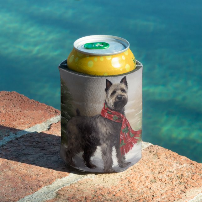 Chesapeake Dog in Schnee Weihnachten Dosenkühler (In Situ Pool)