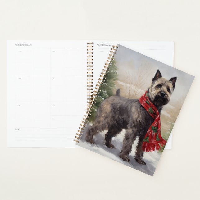 Chesapeake Dog in Schnee Weihnachten Planer (Anzeige)