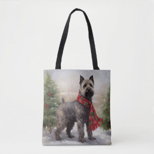 Chesapeake Dog in Schnee Weihnachten Tasche