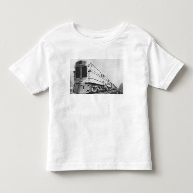 Chesapeake u. Ohio-Eisenbahn "500" Lokomotive Kleinkind T-shirt (Vorderseite)