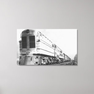 Chesapeake u. Ohio-Eisenbahn "500" Lokomotive Leinwanddruck