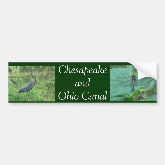 Chesapeake und Ohio-Kanal Autoaufkleber (Vorne)