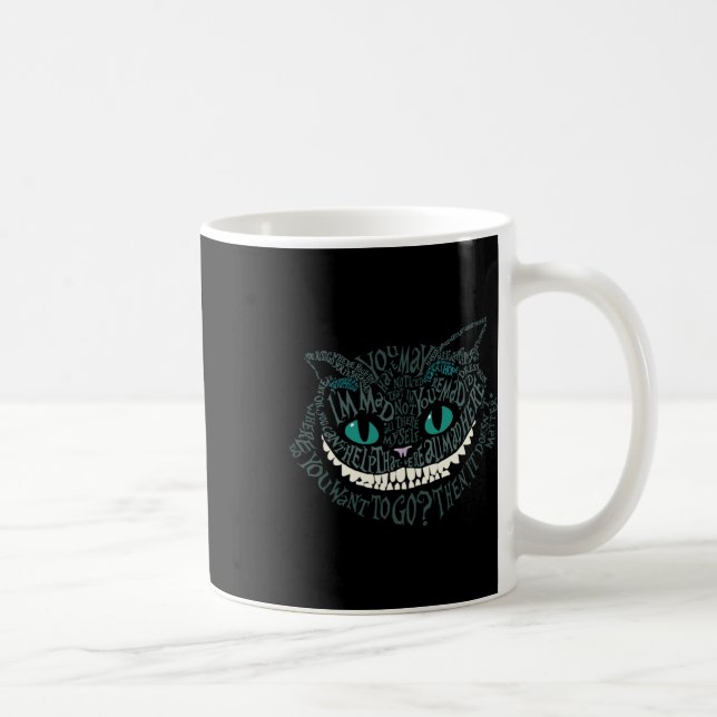 Cheshire Alice Cat waren alle tot Here Wonderland  Kaffeetasse (Rechts)