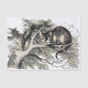 Cheshire Cat Alice im Wunderland Klassiker Seidenpapier