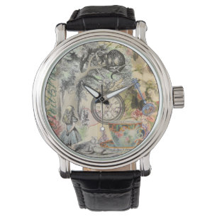 Cheshire Cat Alice Wonderland Classic Armbanduhr