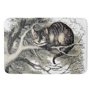 Cheshire Cat Alice Wonderland Classic Badematte