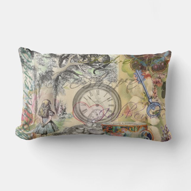 Cheshire Cat Alice Wonderland Classic Lendenkissen (Vorderseite)
