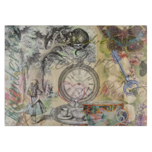 Cheshire Cat Alice Wonderland Classic Schneidebrett