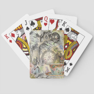 Cheshire Cat Alice Wunderland Klassiker Spielkarten