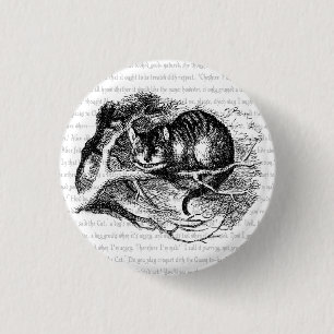 Cheshire Cat Button