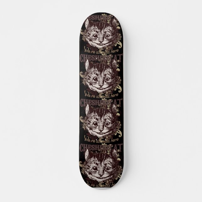 Cheshire Cat Carnivalle Stil Skateboard (Vorne)