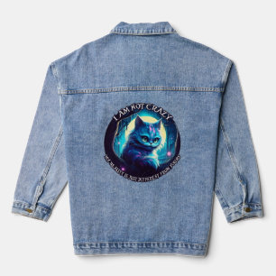 Cheshire Cat Ich bin nicht verrückt Jeansjacke