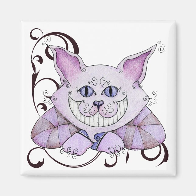 Cheshire Cat Magnet (Vorne)