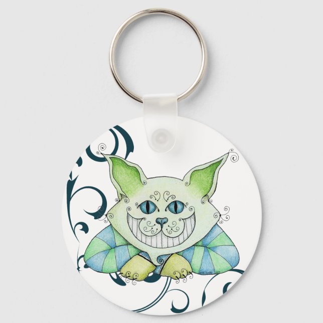 Cheshire Cat Schlüsselanhänger (Vorderseite)