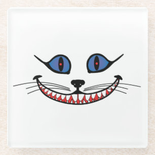Cheshire Cat Smile Glasuntersetzer