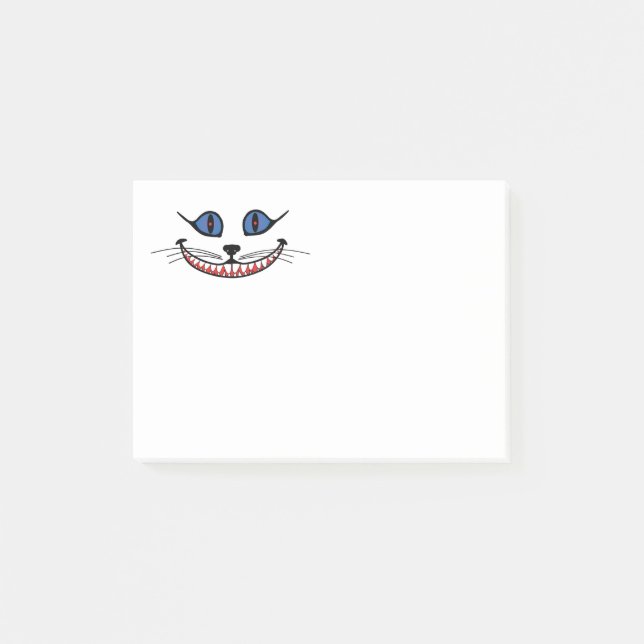 Cheshire Cat Smile  Post-it Klebezettel (Vorderseite)