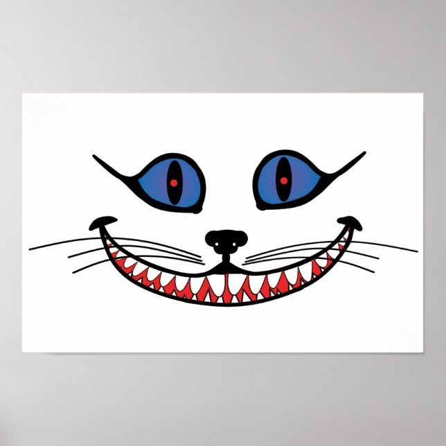 Cheshire Cat Smile Poster (Vorne)